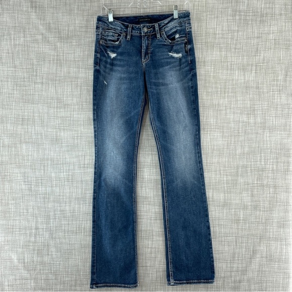 Silver Jeans Denim - Silver Jeans Suki Slim Bootcut Women's 28x35. 2518/b